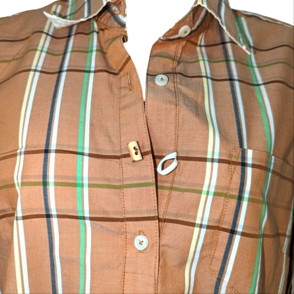 NWT...Tovata plaid check shirt dress with pockets... 100% Cotton...Size Small - Picture 3 of 8